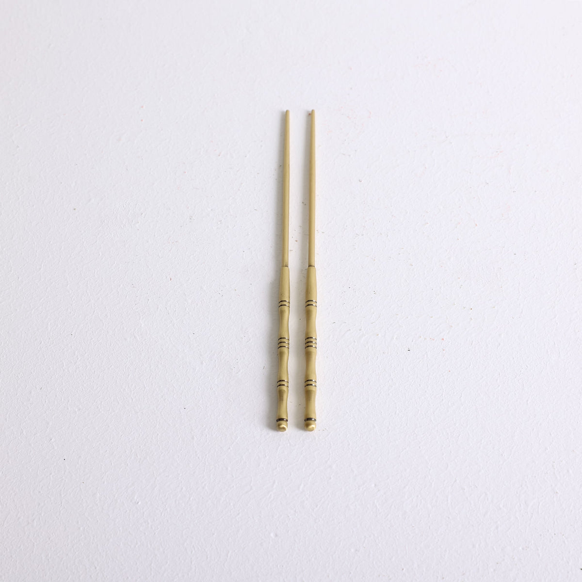Bronze chopsticks for powder incense