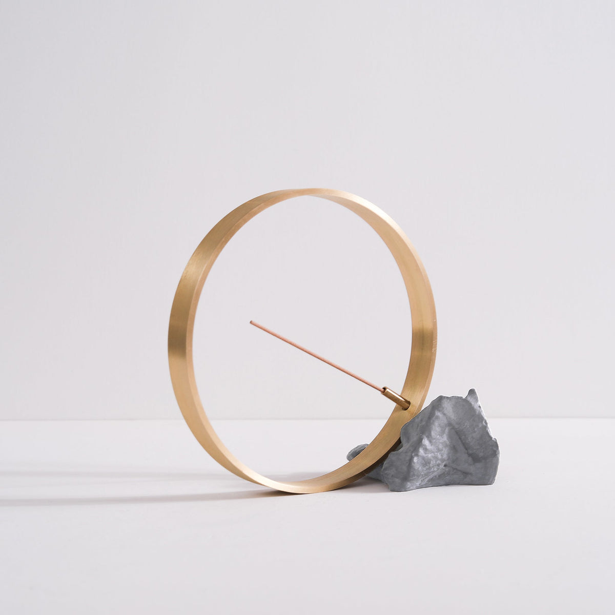 Back view of Moon Rising incense holder by Kin Objects