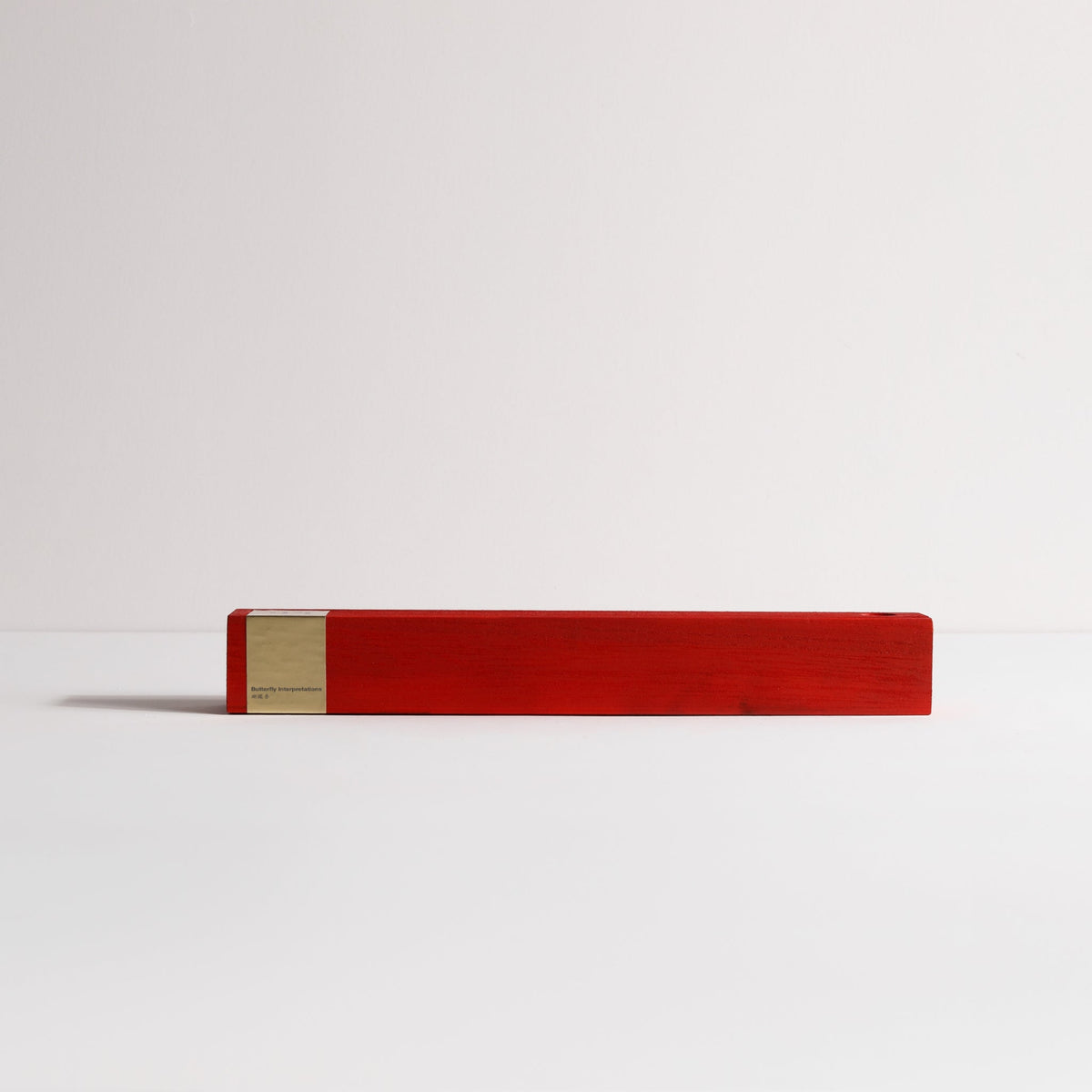 Back of Butterfly Interpretations handmade incense box - Long version