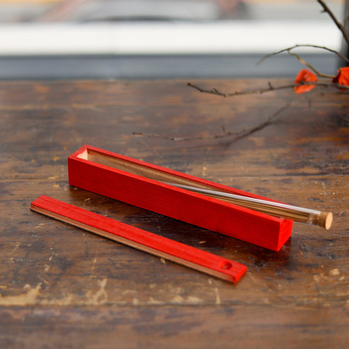 Box &amp; Tube for Kin Objects handmade incense sticks - Long version