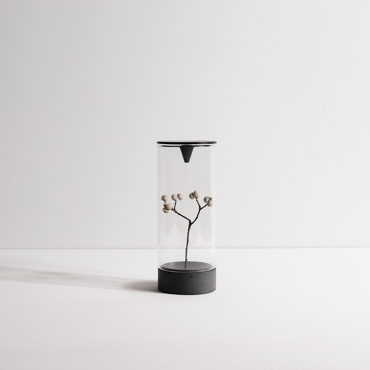 Chrysalis Backflow Stick Incense Burner by Kin Objects with Floral Highlight