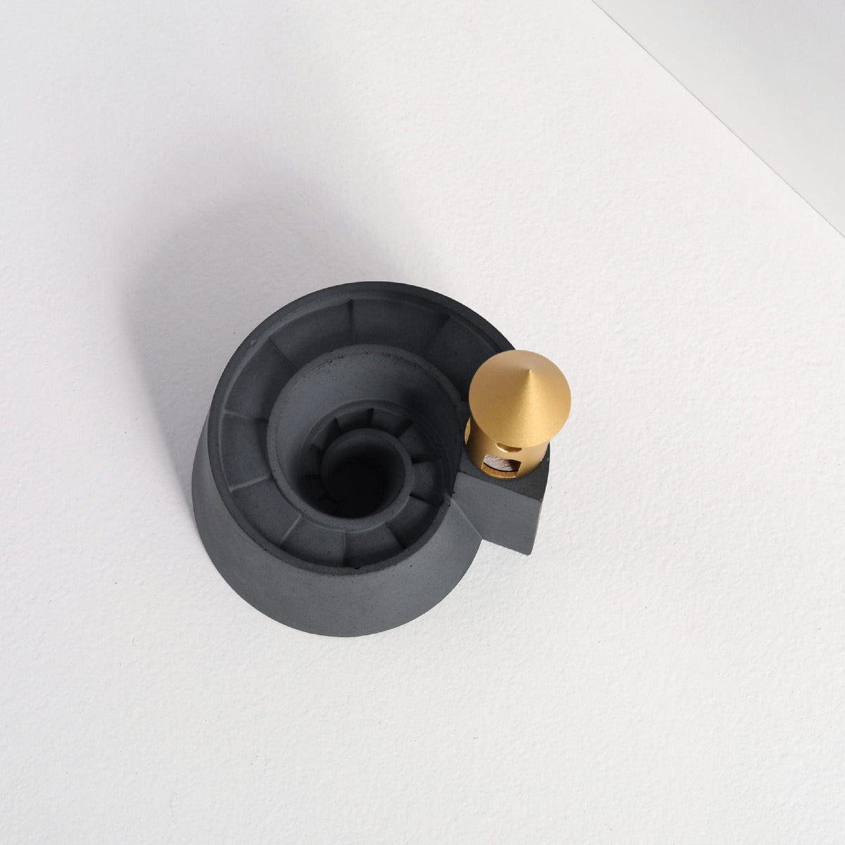 Top View of Cloud Nautilus Incense Fountain by Kin Objects