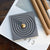 Top View of Ridge Loop Incense Burner with Incense Gift Set by Kin Objects