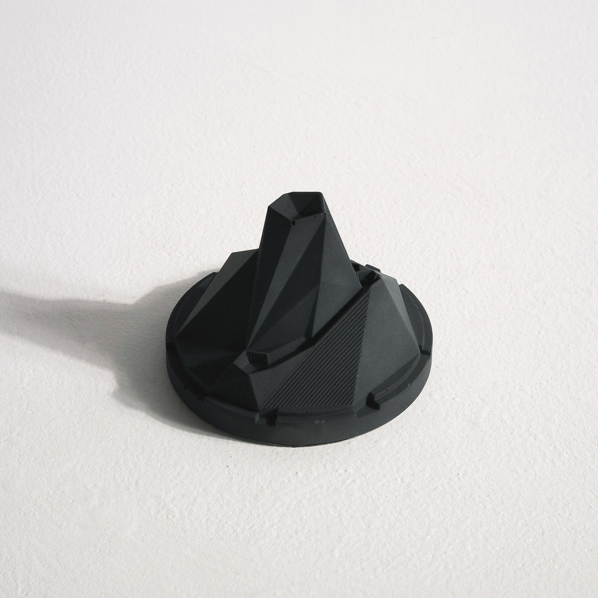 Close up of Concrete Part of Caldera Terrarium Incense Fountain by Kin Objects