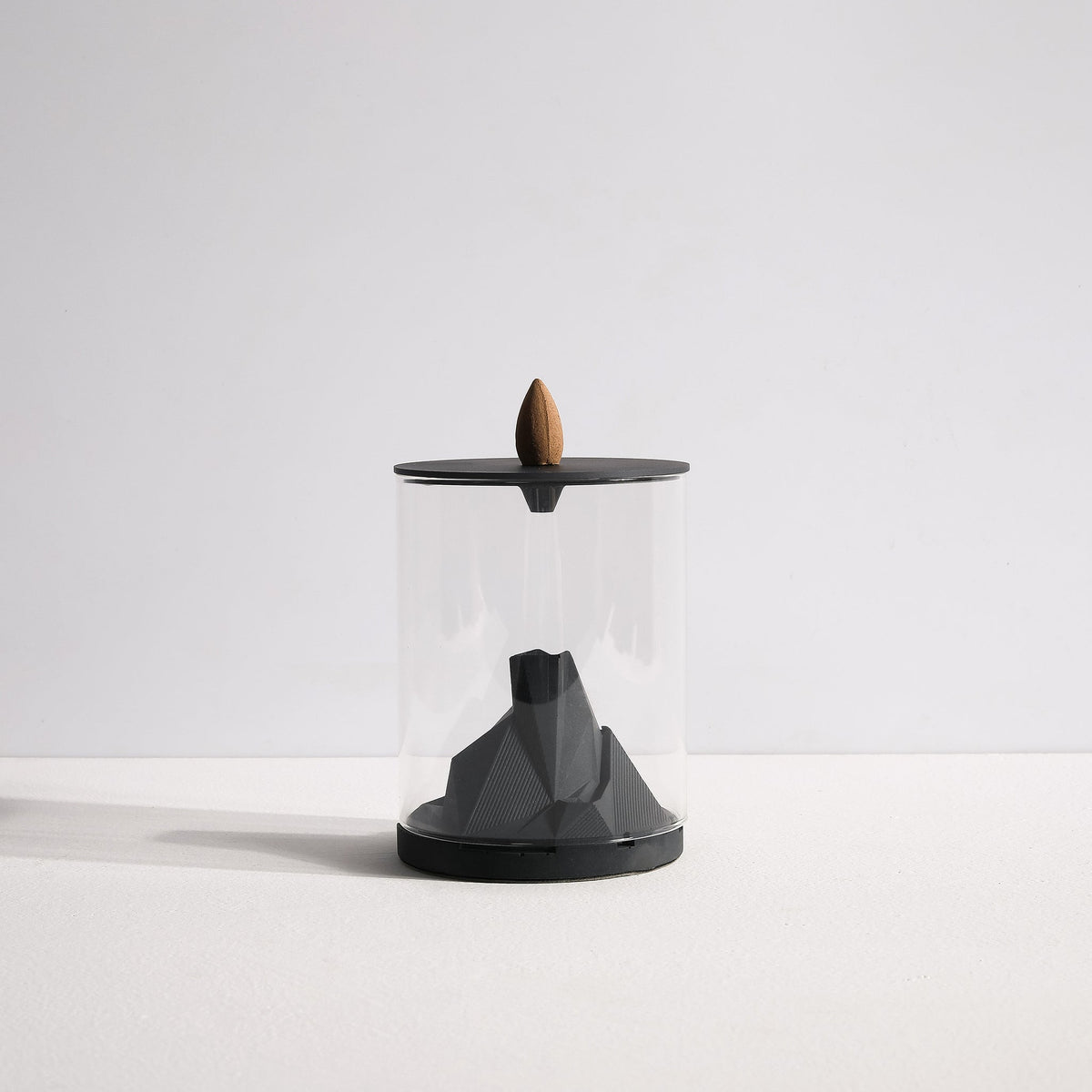 Caldera Terrarium Incense Waterfall by Kin Objects Side View