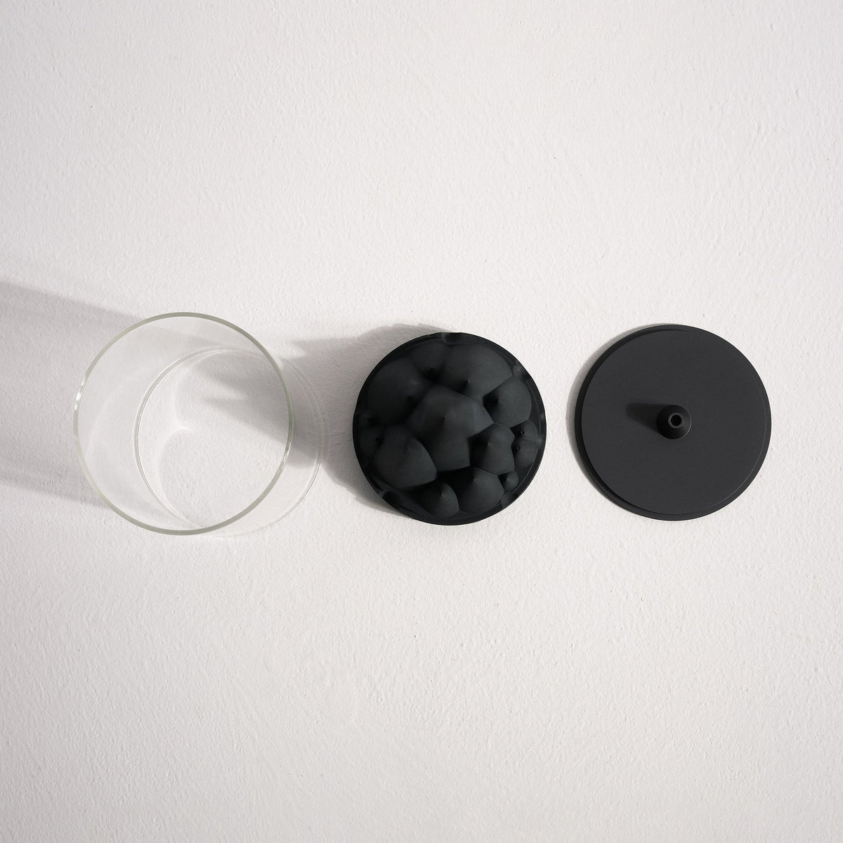 Component Parts of Karst Backflow Incense Burner by Kin Objects