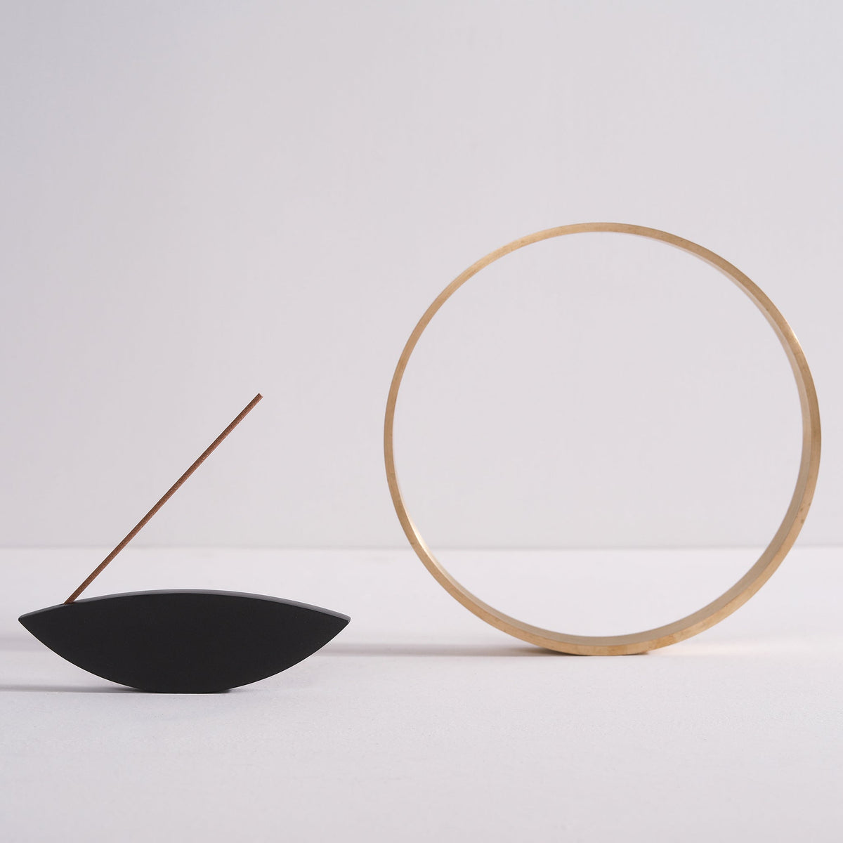 Components of Moon Horizon incense holder