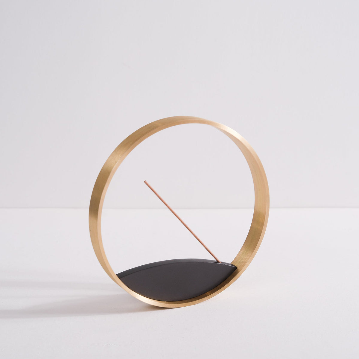 Back view of modern incense holder Moon Horizon