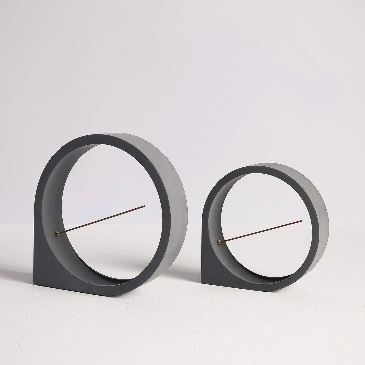 Moon incense holder by Kin Objects in two sizes