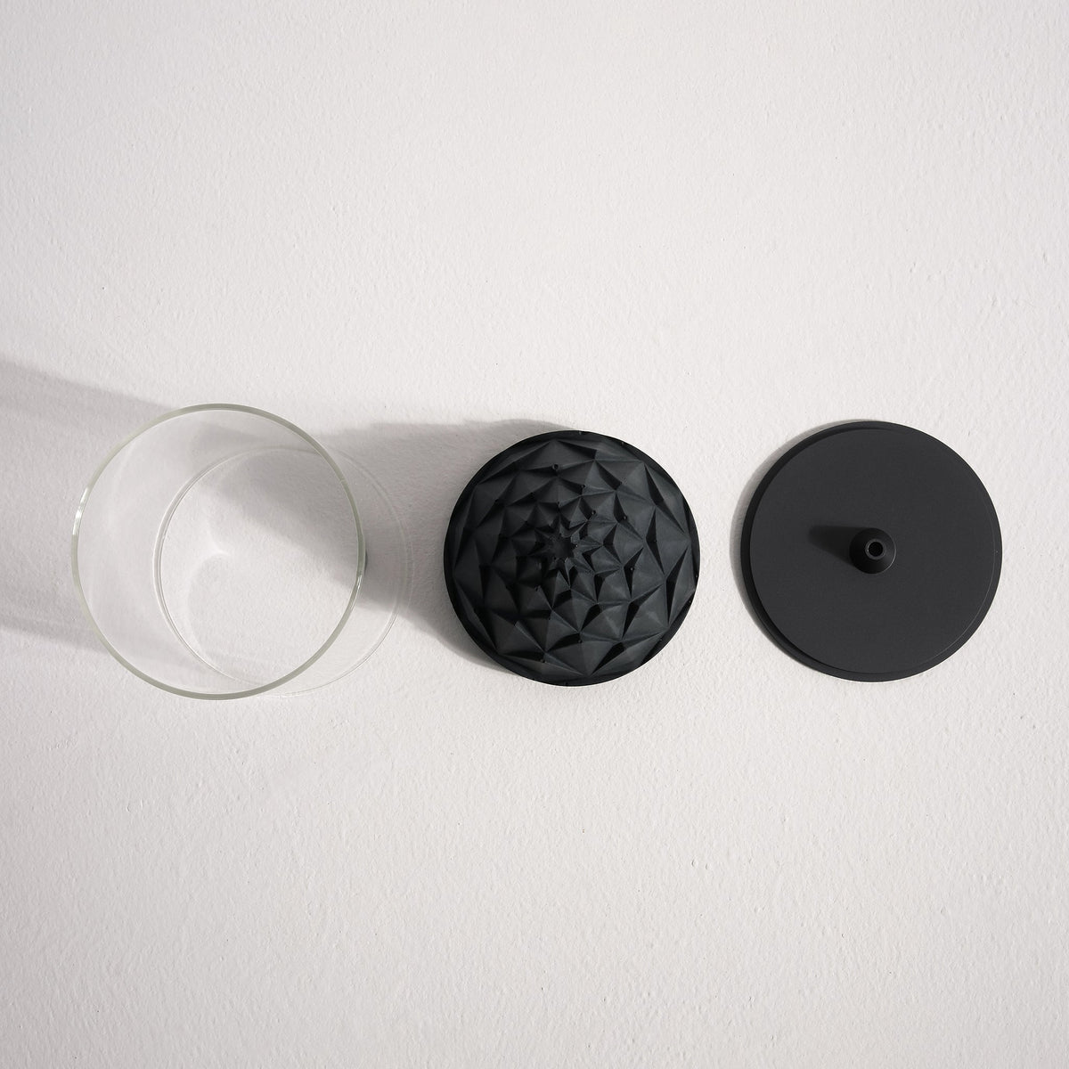 Components of Nelumbo Terrarium Incense Waterfall by Kin Objects