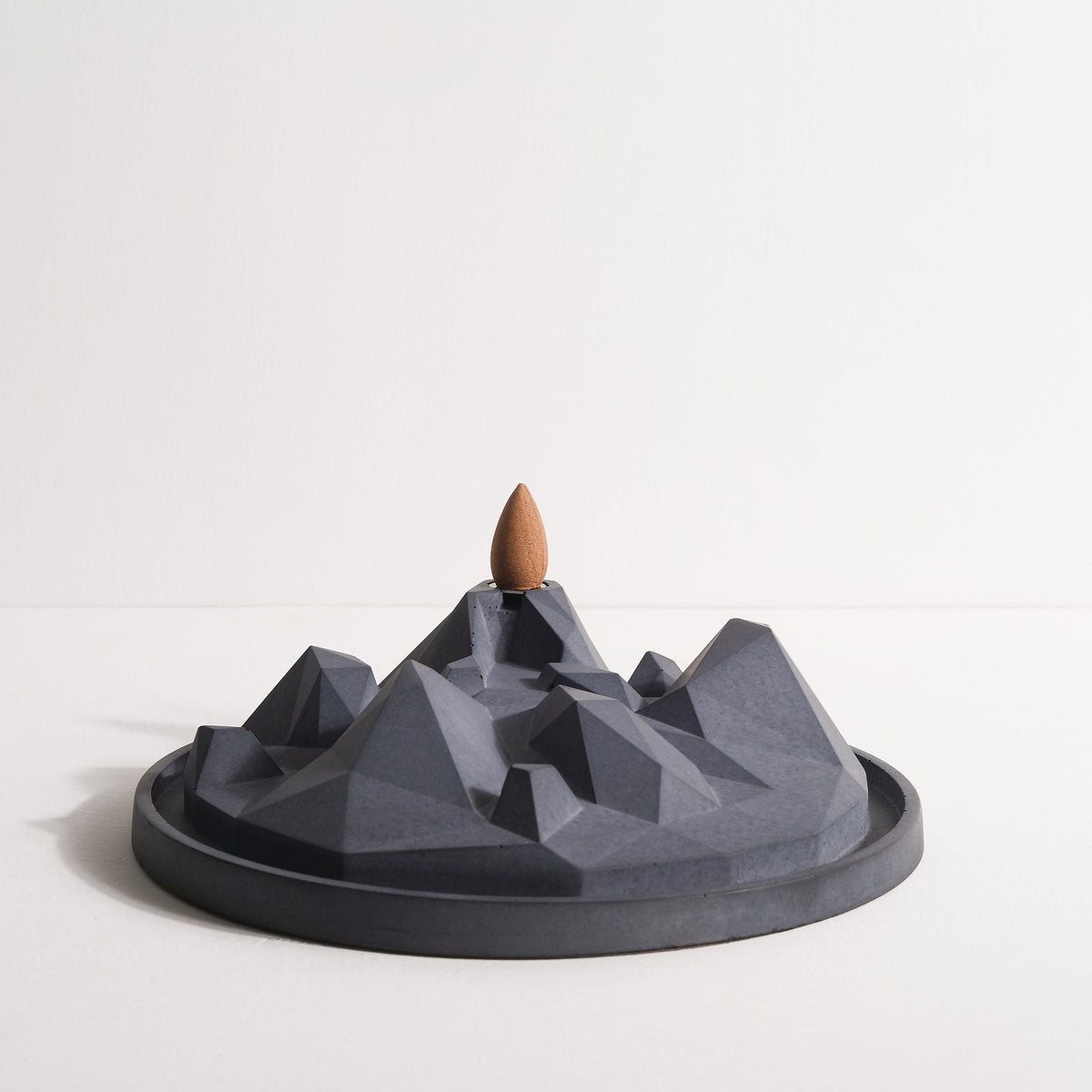 Valley of Fog Incense Waterfall by Kin Objects white background front view