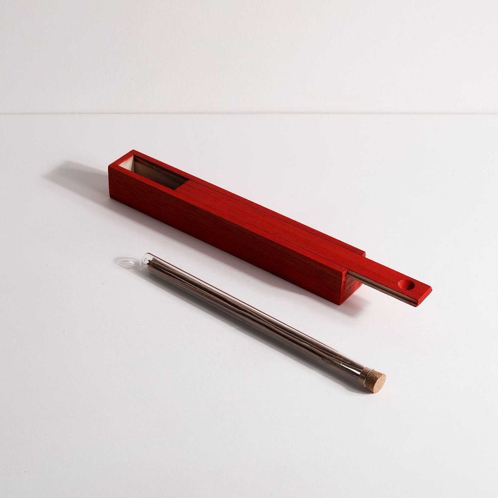Handmade Incense by Kin Objects in Red Ink Wutong Box
