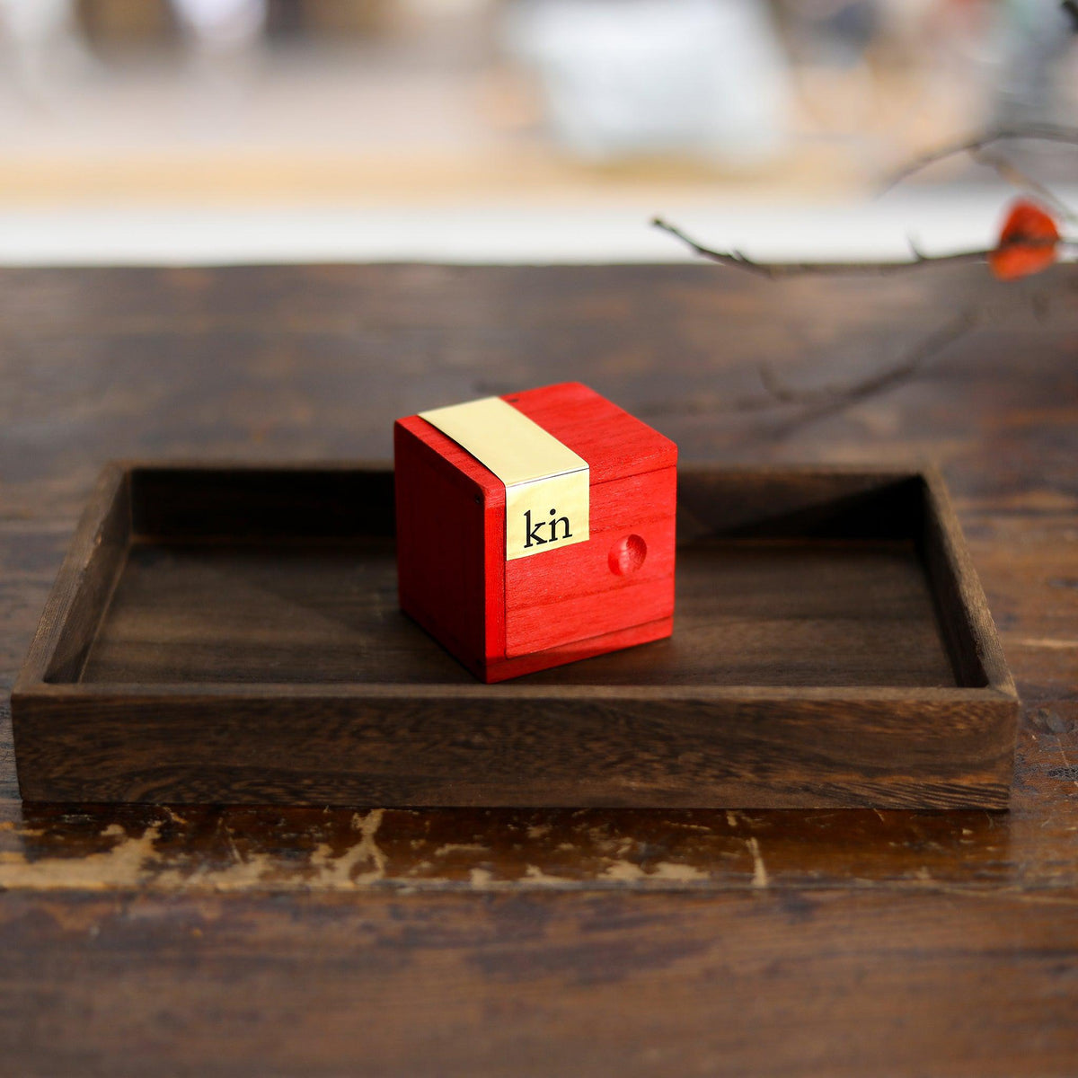 Backflow incense cones box by Kin Objects