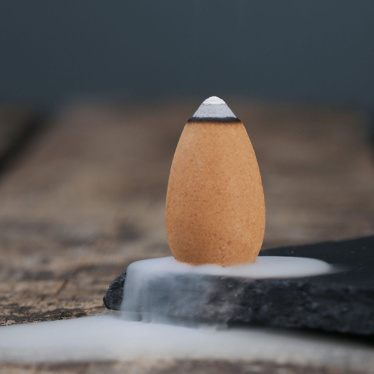 Backflow Incense Cones by Kin Objects with Smoke Flowing