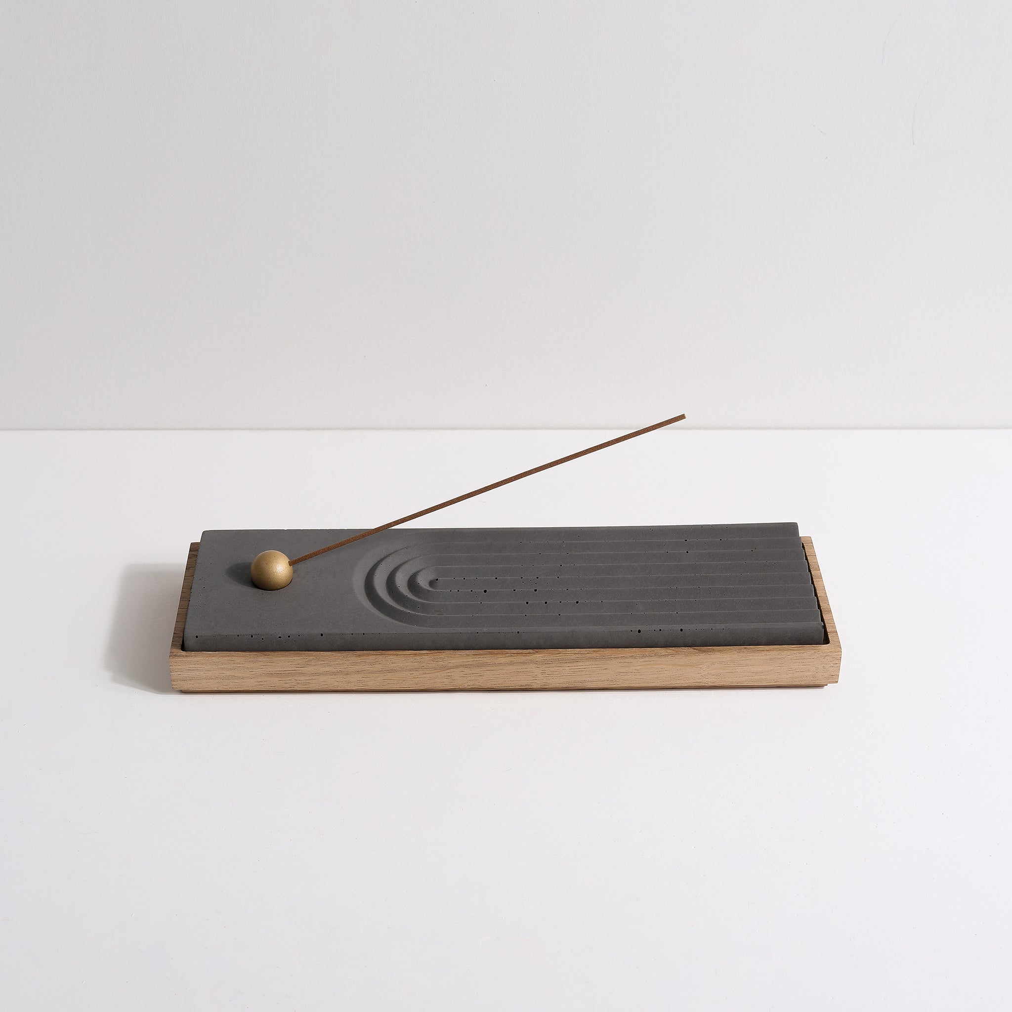 The Ultimate Minimal White Oak Base for Incense Burners - Kin Objects